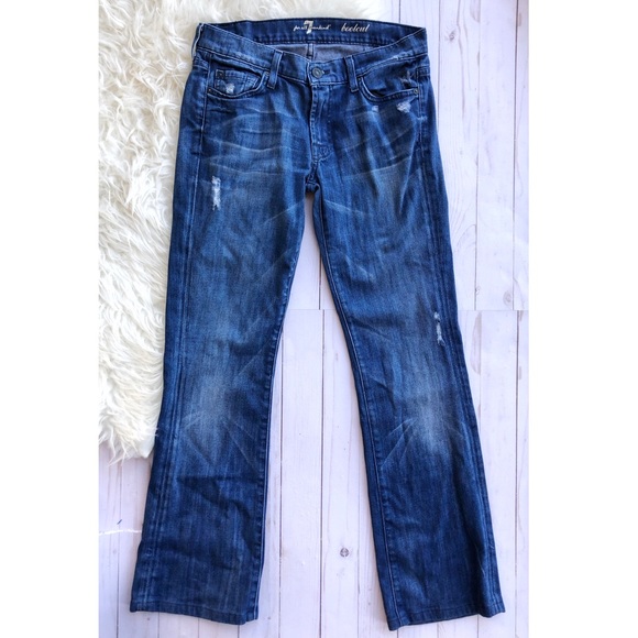 🌸7 For All Mankind jewel pocket bootcut Jeans - Picture 4 of 6